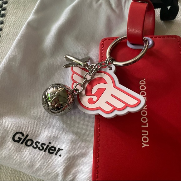 Glossier Keychain NWT - Picture 4 of 10
